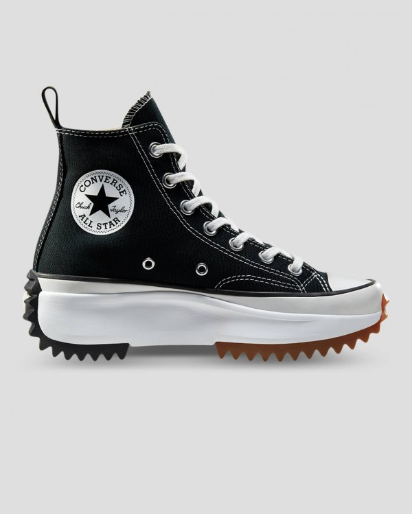 Converse Run Star Hike Lugged Sort Sko Danmark - Converse Høje Sneakers Herre - 34950LCOY